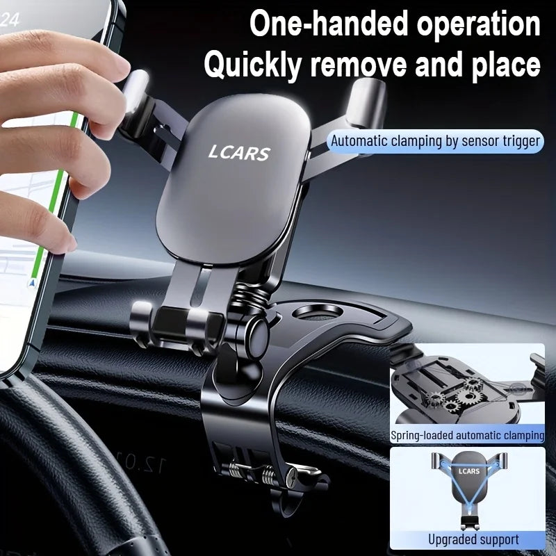 New Car Phone Holder for Dashboard and Center Console, Dedicated for Navigation, Anti-Shake, Unobstructed View, Stable and Secure