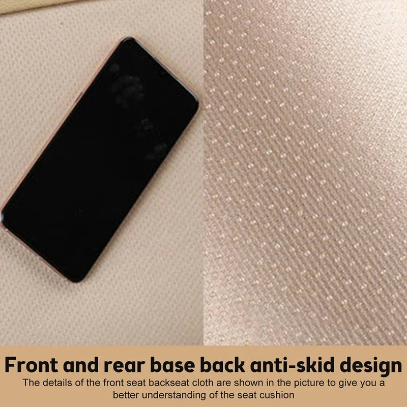 Summer Car Seat Cushion Cover Breathable Ice Silk Non Slip Auto Seat Protector Pad additional angle