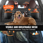 SucceBuy Back Seat Extender Dog Car Seat Cover for Back Seat Bed with Mesh Window a additional angle