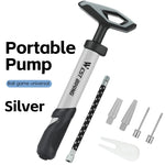 WEST BIKING Portable Ball Pump | 40PSI Hand Pump with Inflation Needle detail view