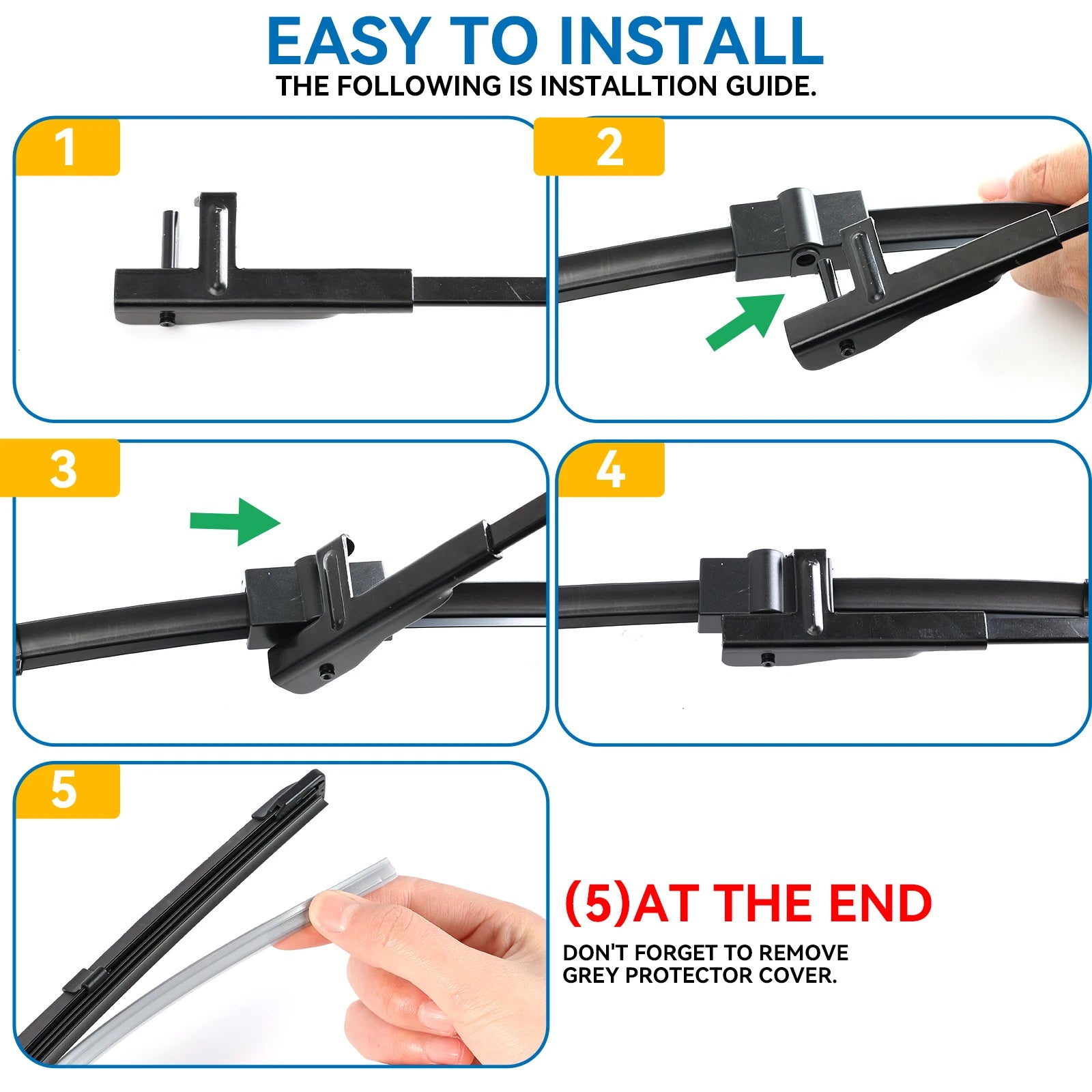 Windshield Wiper Blades For Ford Focus MK2 2004-2011 | Front Window Car Wiper Set additional angle