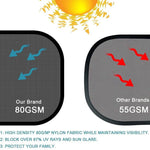 Foldable Mesh Car Sunshade | 1-5 Pcs