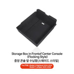 YZ Tesla Model 3 Highland 2024 Model Y Juniper 2025 Storage Box Center Armrest Hidden close-up view