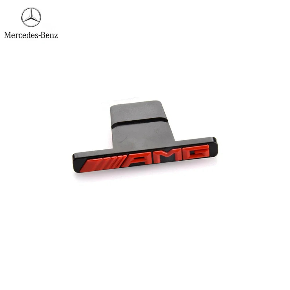 1pc 3D AMG Logo Emblem Car Front Grille Badge Mercedes Benz Amg w211 W124 W169 W176 additional angle