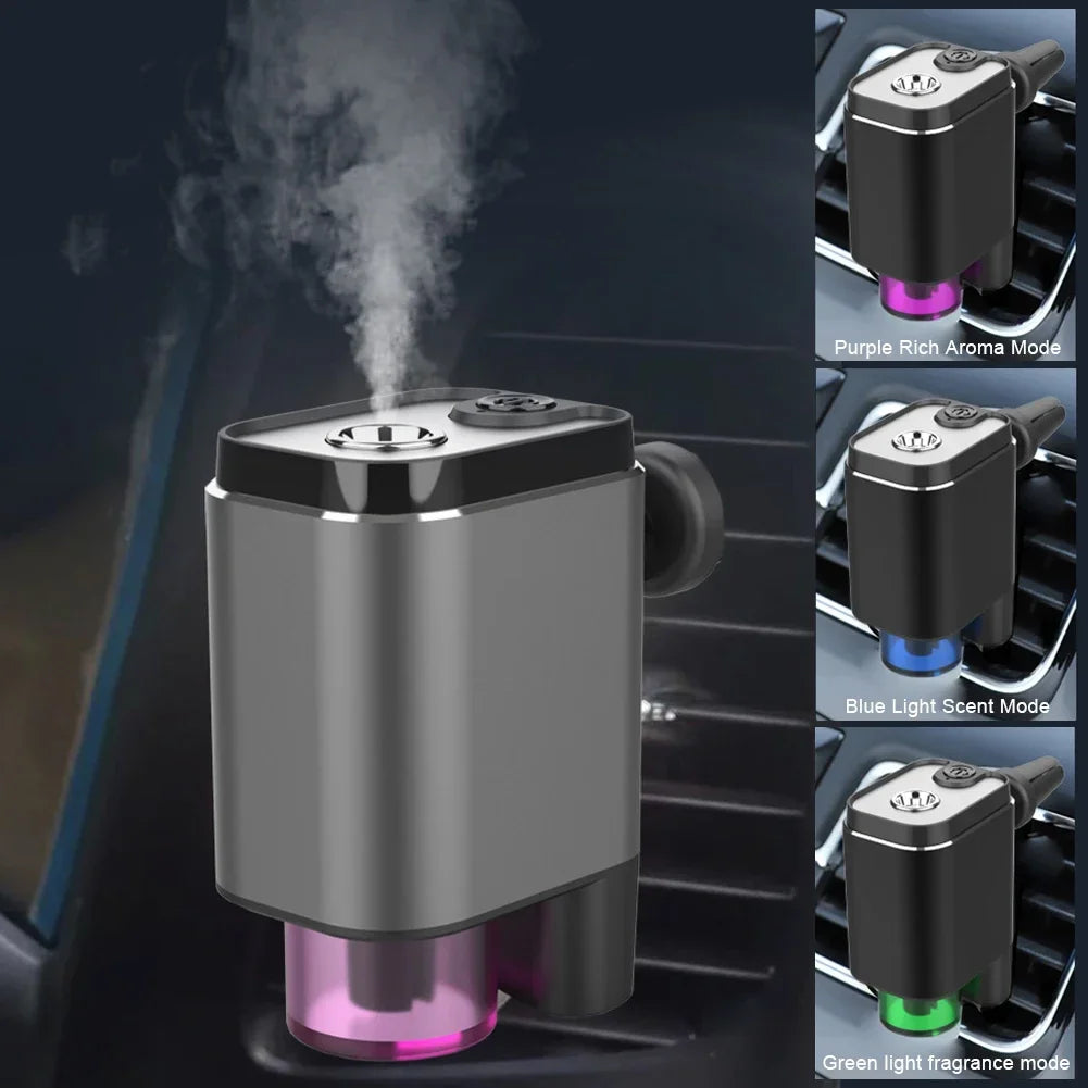Car Air Vent Diffuser Mist Spray Essential Oil Fragrance Dispenser Odor Eliminator Interior Air Freshener Diffuser Machine