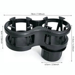 Car Cup Holder Expander 2-in-1 Dual Cup Holder Adapter Adjustable Car Drink Holder Or alternate view