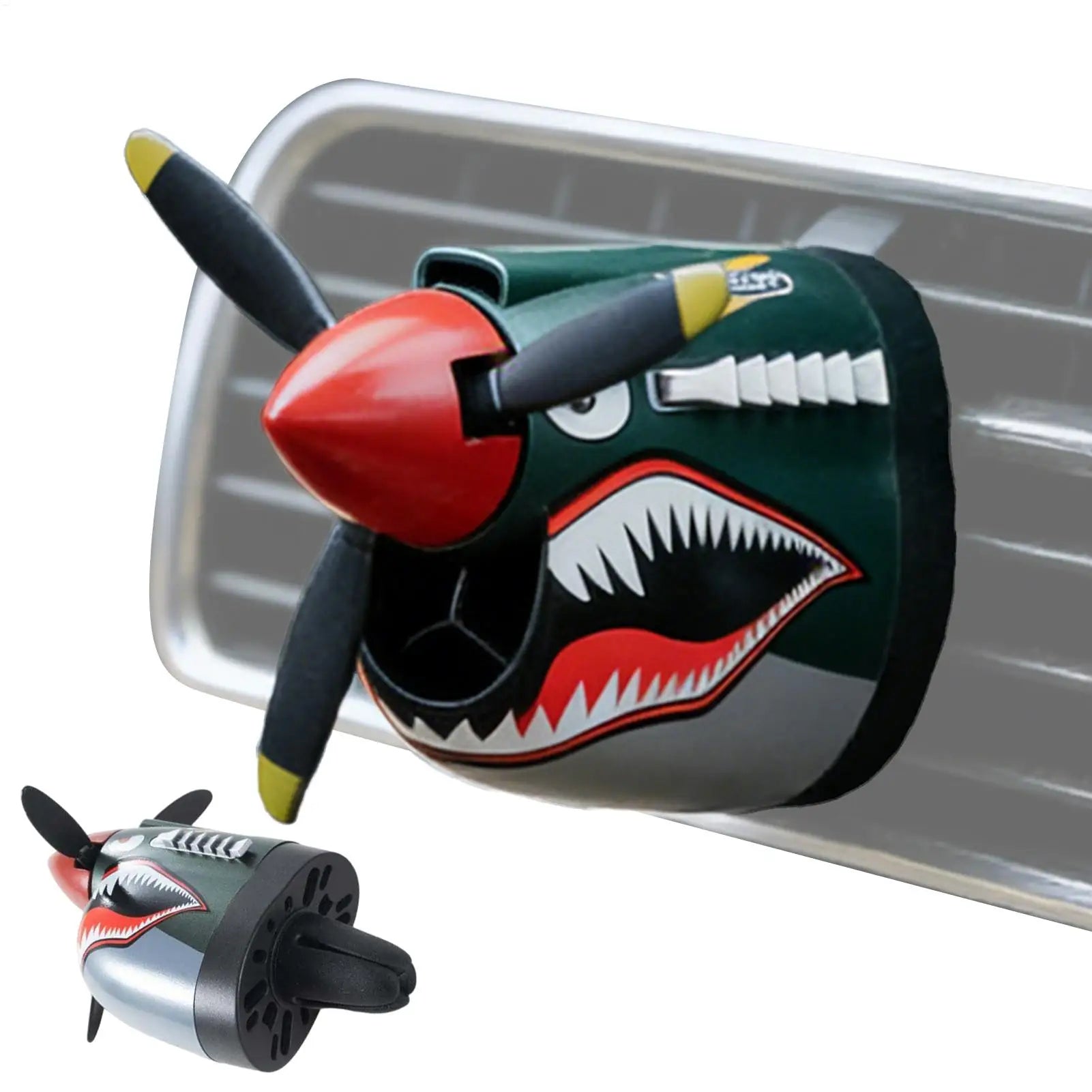 Car Vent Air Freshener Long Lasting Fighter Plane Shark Nose Aromatherapy Car Scent Diffuser for Summer Winter Valentine