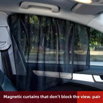 Magnetic Car Window Sunshade Cover | UV Protection Mesh Curtain for Side and Rear Win alternate view