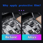 Kia Carnival 2021-2024 Dashboard and Navigation Screen Protection Film | Transparent alternate view