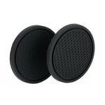 Black Car Cup Holder Insert Coasters 2 Pack detail view