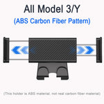 Headrest Tablet Holder for Tesla Model 3 Y Juniper | Back Seat Phone Mount with 360° alternate view