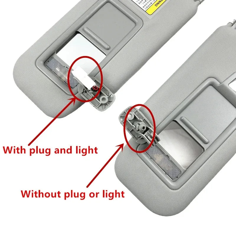 Car Sun Visor Sun Shielding Visor With ligh With Makeup Mirror For Mazda CX-4 2016-2021 Atenze 2014-2018 Mazda 3 Axela 2014-2018