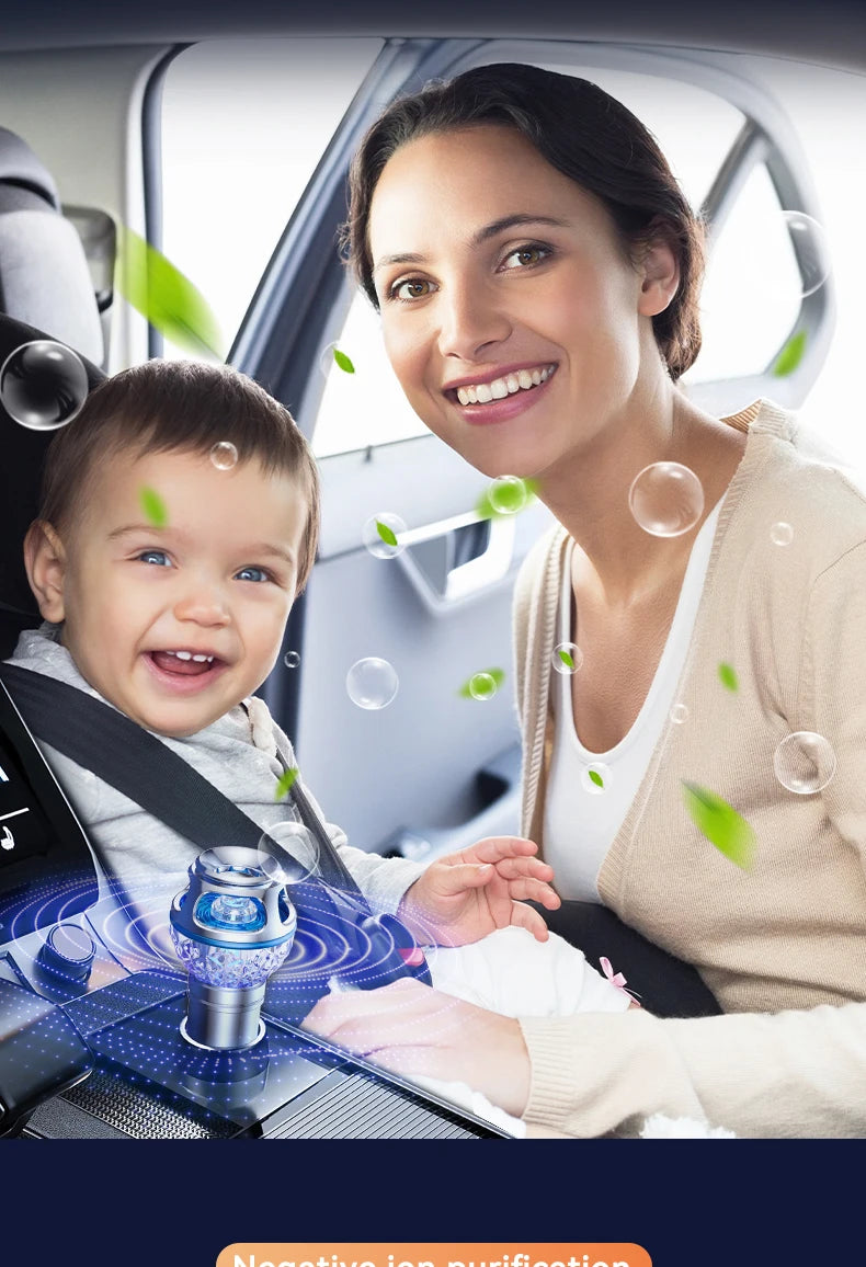 Car air purifier Compact and convenient car fresh air purifier lifestyle view