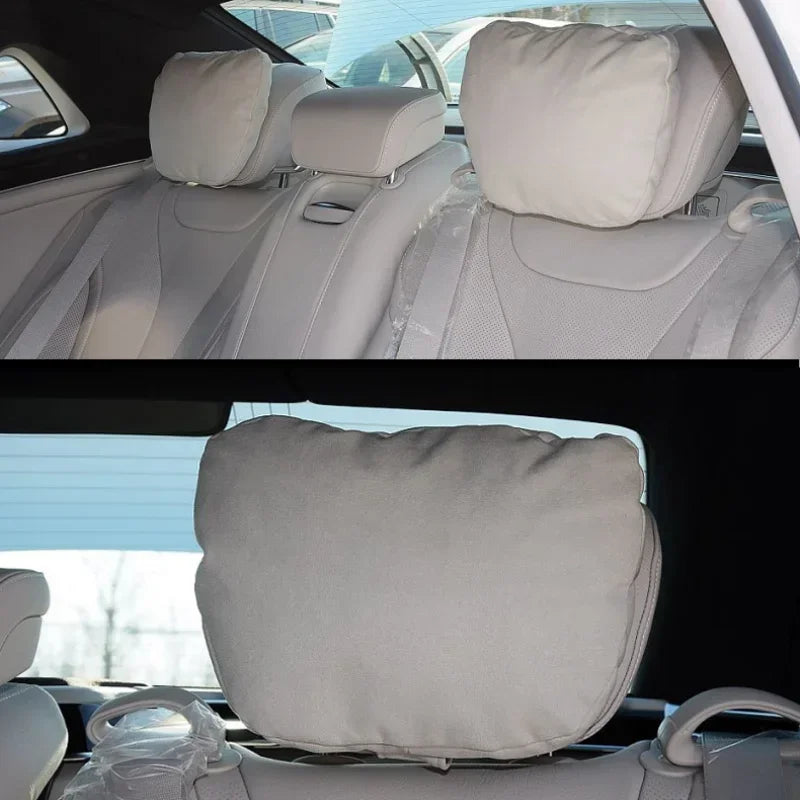 2PCS Memory Cotton Car Headrest Neck Support Car Accessories Seat Class Soft Universa lifestyle view