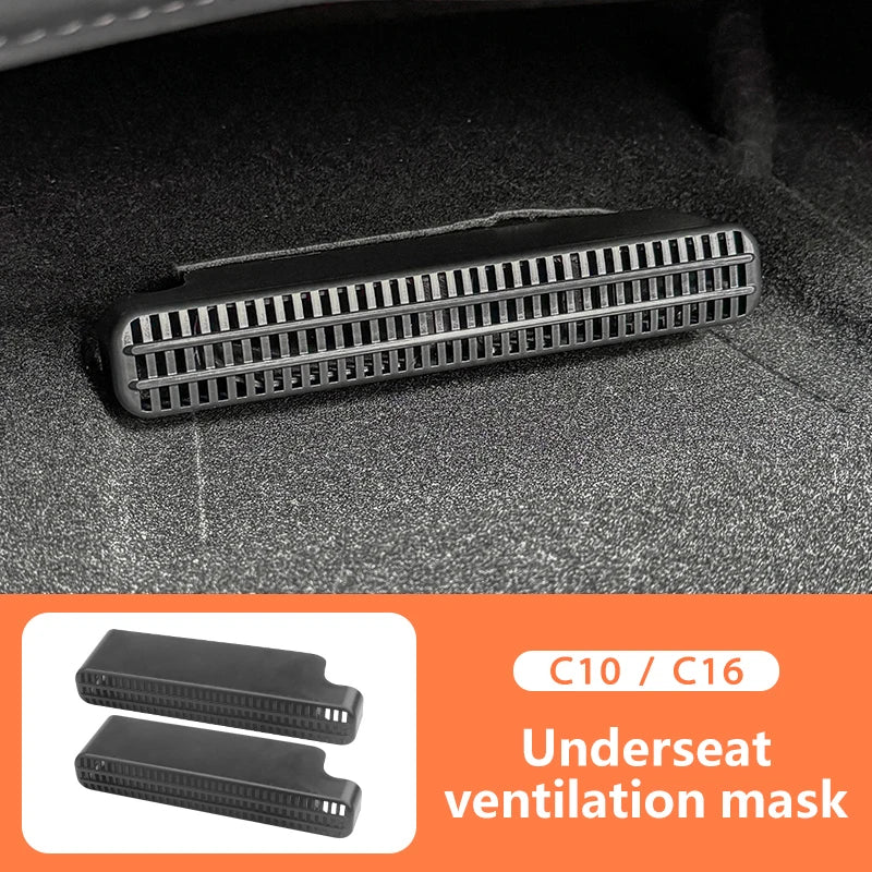 For Leapmotor C10 Car C16 2024-2026 Air Outlet Cover Rear Under Seat Conditioner Ve additional angle