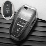 Soft TPU Car Key Case Cover Shell Fob Holder for Peugeot 308 408 508 2008 3008 4008 5008 for Citroen C4 C6 C3-XR Accessories
