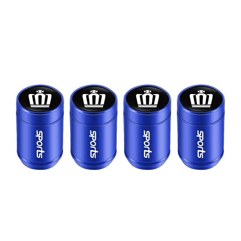 4Pcs Car Tire Valve Caps Metal Dust Proof Caps | Universal Fit for Most Vehicles detail view