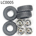 1/18 LDRC LD18401 LD18499 Modified Accessories Receiver Tire Motor Gearbox Servo Gear close-up view
