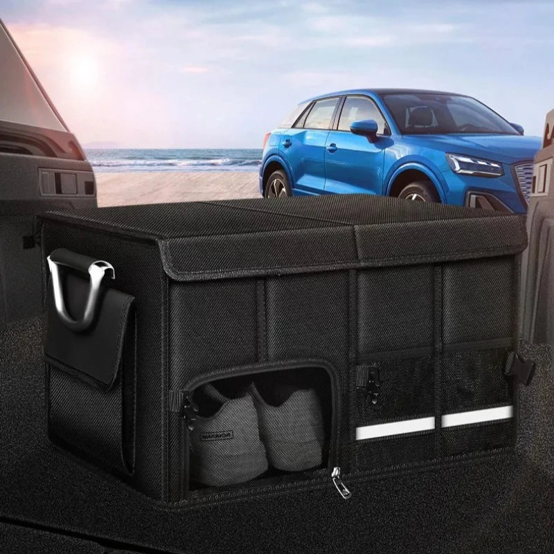 Foldable Waterproof Oxford Cloth Trunk Storage Box Large Capacity Car Organizer Por additional angle