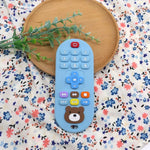 Silicone Teething Remote Control Toy 4-Pack lifestyle view