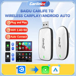 CarlinKit X1CA Baidu Carlife Wired to Wireless CarPlay Android Auto Adapter 2in1 Streaming Box Plug