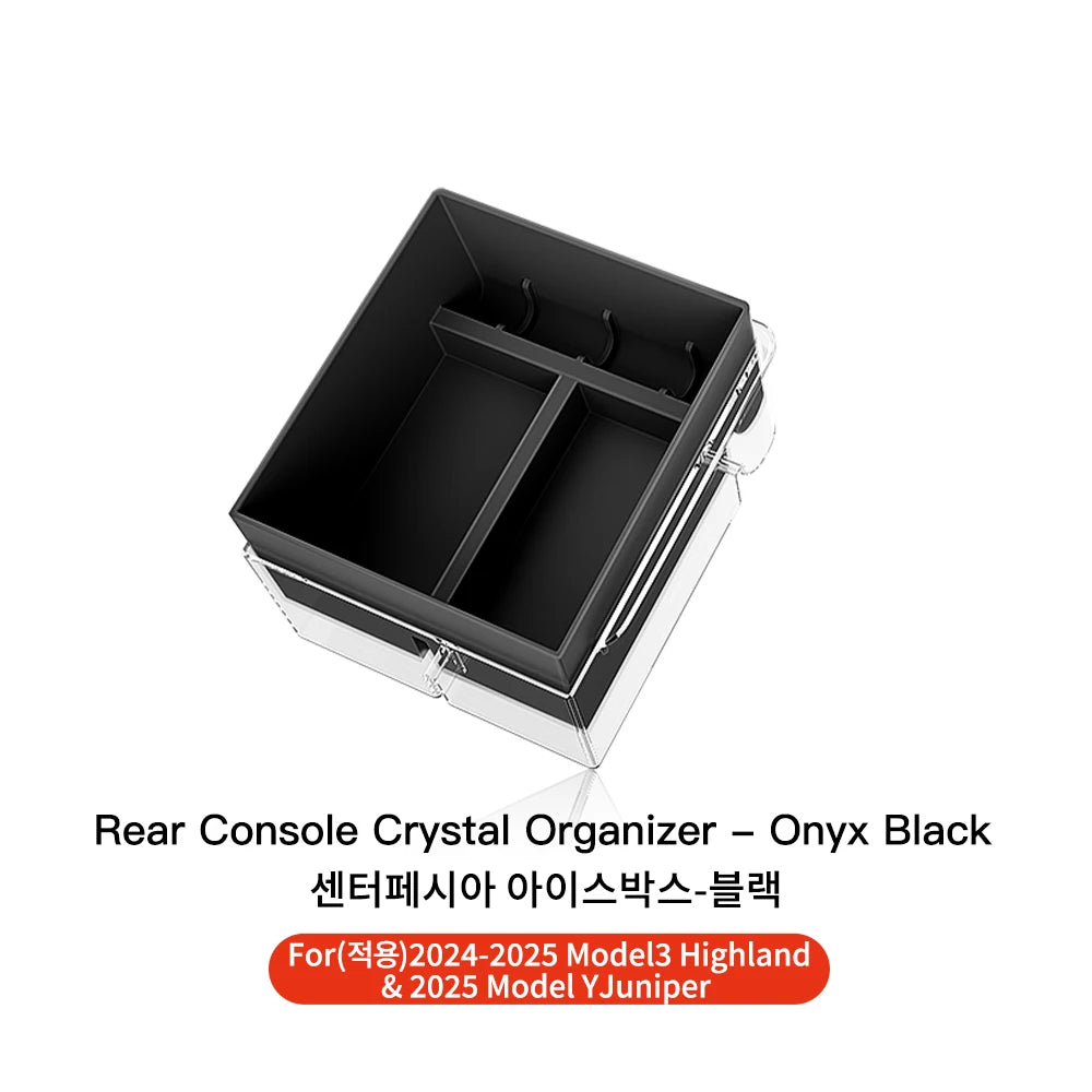 YZ Tesla Model 3 Highland 2024 Model Y Juniper 2025 Storage Box Center Armrest Hidden Bo detail view