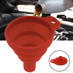 Car Long Stem Funnel Anti-splash Gasoline Oil Filling Tool Plastic Car Truck Motor additional angle