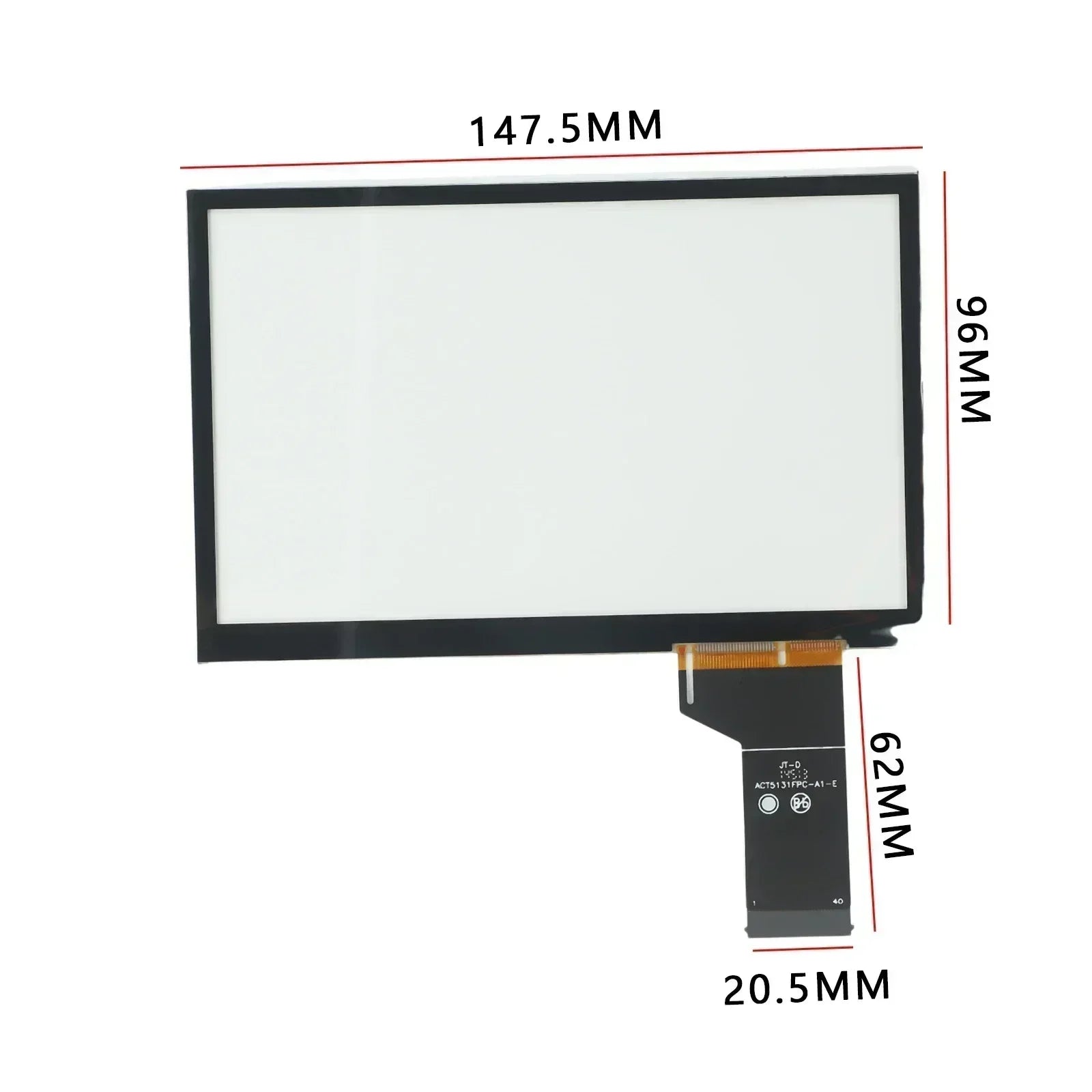6.5 Inch 40-Pin Touch Screen Glass Digitizer | For Skoda MIB2 MIB STD2 Radio Navigati alternate view