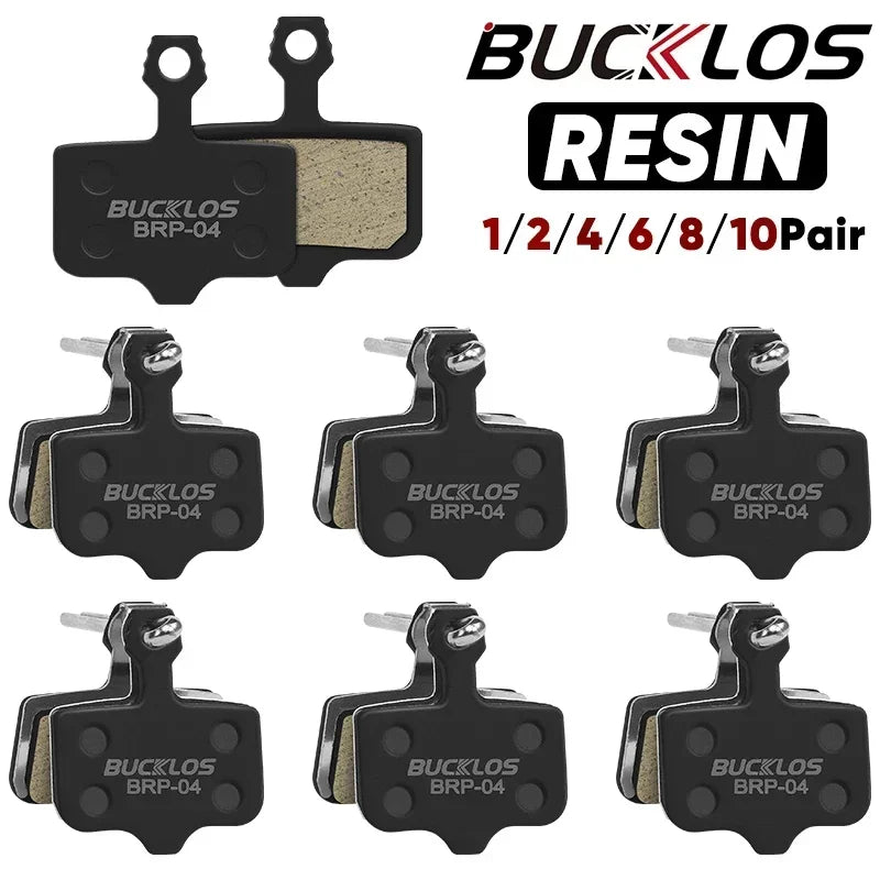 BUCKLOS Resin Disc Brake Pads for SRAM AVID | Wear-Resistant Hydraulic MTB Brake Pads
