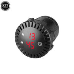 Car Panel Electronic Clock 12V/24V | Touch Digital Clock with LED Display for Autom additional angle
