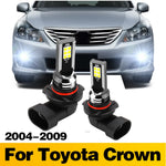 2Pcs LED Lamp Car Front Fog Light 9145 9140 H10 Foglights Accessories For Toyota Crown 2004 2005 200