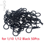 RC Car Shell Body Clips Pins Buckles 304 Stainless Steel 50 Pcs close-up view