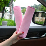 2pcs Seat Belt Covers Car Accessories Accesorios Coche Car Shoulder Pad Seat Belt For close-up view