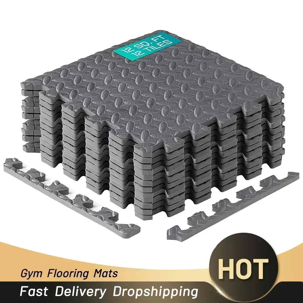 EVA Foam Puzzle Floor Mat | Interlocking Tiles for Home Gym and Kids