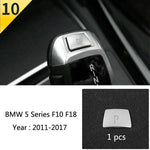For BMW 5 Series F10 F11 520i Carbon Fiber Central Armrest Box Cover Storage Box Gear Position Panel Decoration Cover Auto Parts