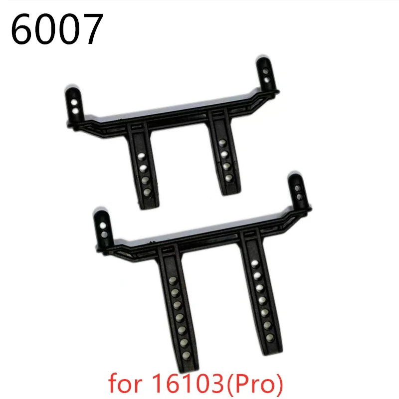 16101 16102 16103 PRO Oil Shock Absorber Bumper Shell Swing Arm | 1/16 RC Car Parts close-up view