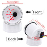 52mm Marine Trim Tilt Indicator Meter | 2 Inch Boat Trim Gauge for Inboard Outboard E alternate view