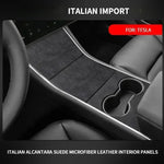 For Tesla Model 3 2017-2020 Car Central Console Gear Shifter Panel Modifed Decorative Cover Pad Sheath Shell Sticker