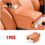 For JETOUR T2 Shanhai T2 2024 2025 2026 Car Armrest Box Height Increase Pad Leather Protective Cover Storage Bag Car Accessories