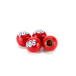 4Pcs Universal Cross Tire Valve Caps | Car Truck SUV Motorcycle Dust Cover additional angle