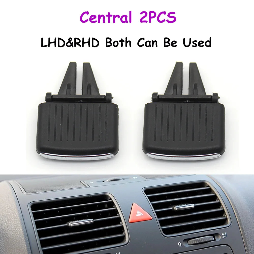 Golf 5 Sagitar Jetta Car Front Rear Air Conditioner AC Vent Grille Slider Outlet Tab Clip Repair Kit For Volkswagen 1KD819703