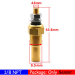 3 in 1 Digital 52mm Gauge with Alarm | Water Temperature, Oil Pressure, and Voltmeter close-up view
