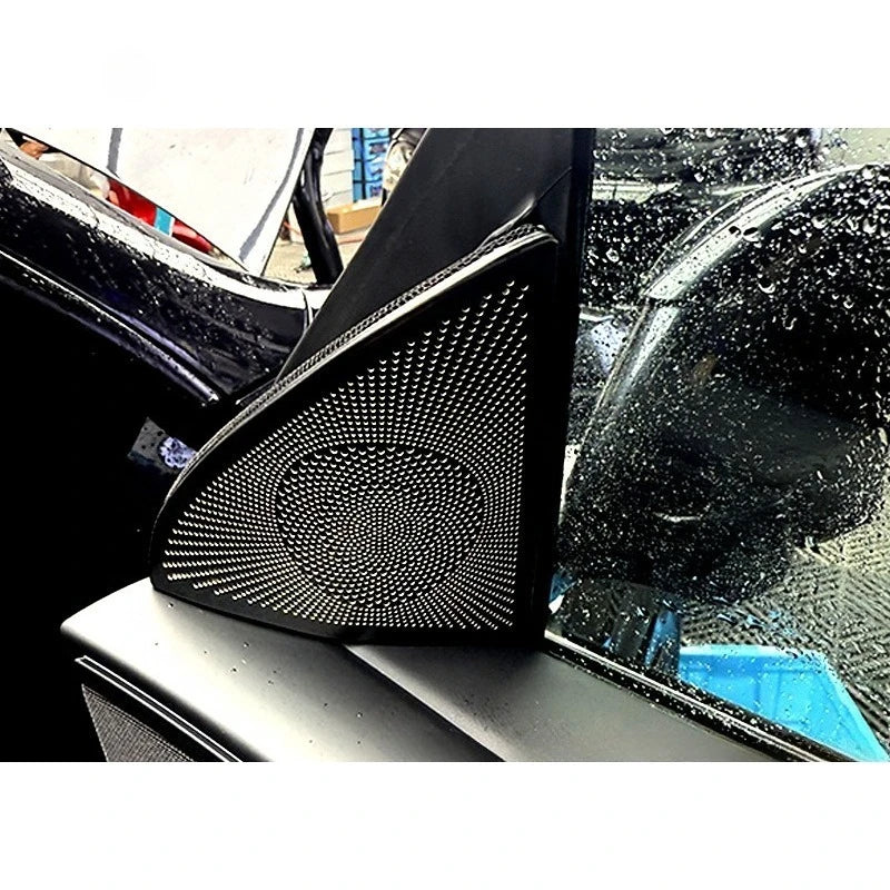 For Tesla Model Y Juniper 2025 Car Audio Speaker Cover Trim | Stainless Steel Sound Frame Panel