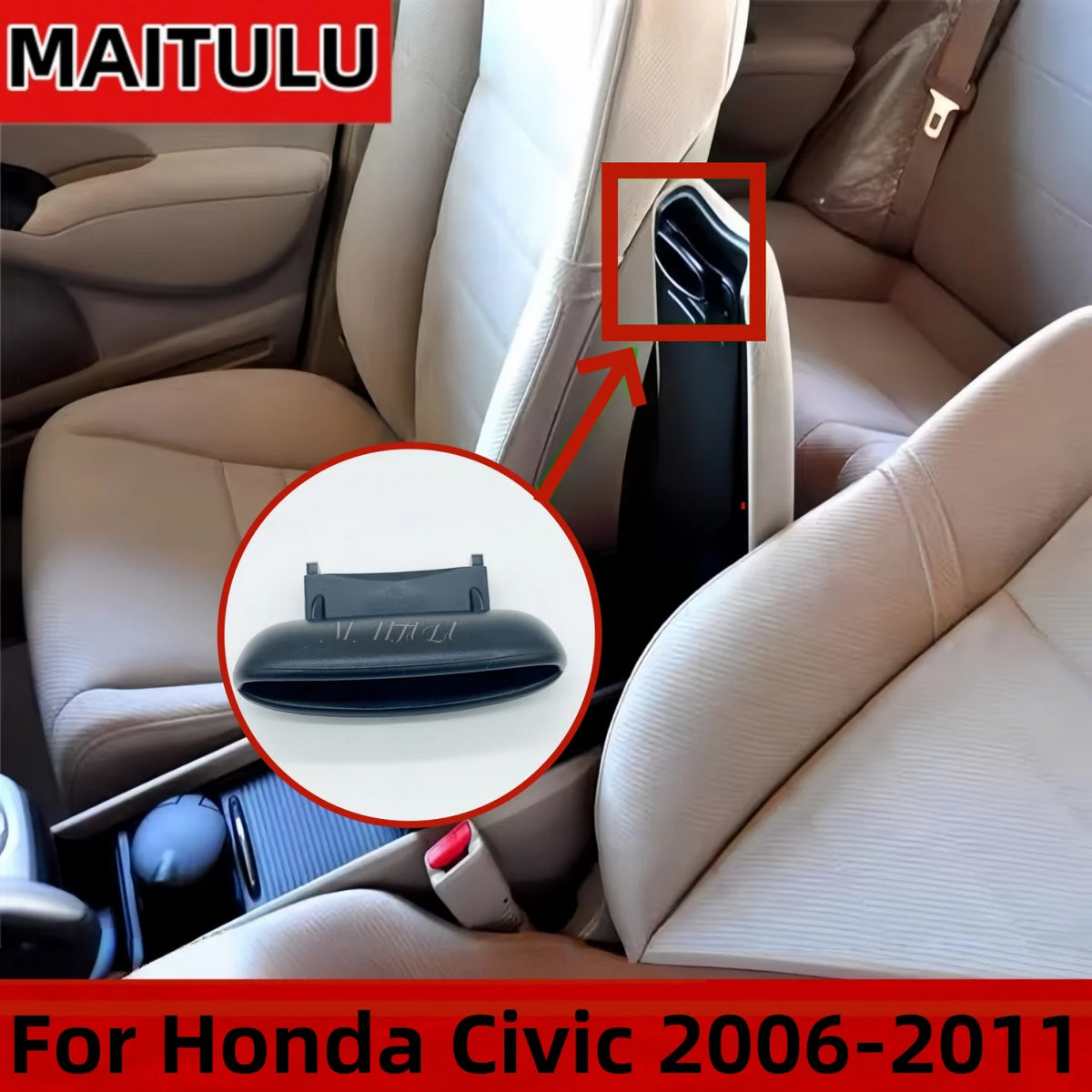 Car Center Console Armrest Latch 83451-SNA-A01ZA for Honda Civic Sedan Coupe 2006-2008 2009 2010 2011 Replacement Accessories