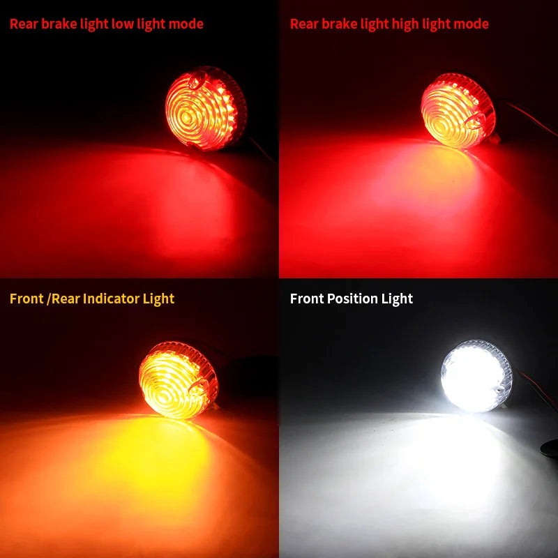 8PCS Front Rear Turn Signal Indicator Light Brake Tail Light For Land Rover Series 2 lifestyle view