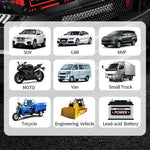 Car Battery Charger Intelligent Smart Battery Charging Fast Power Charging Pulse Repair Tools Digital Display Auto Accessories Universal For SUV Motorcycle Truck RV
