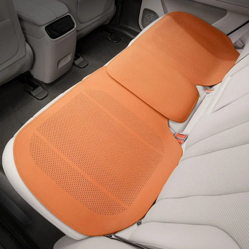 Breathable Leather Car Seat Cover Universal Front Seat Protection Cushion Luxury Car Int detail view