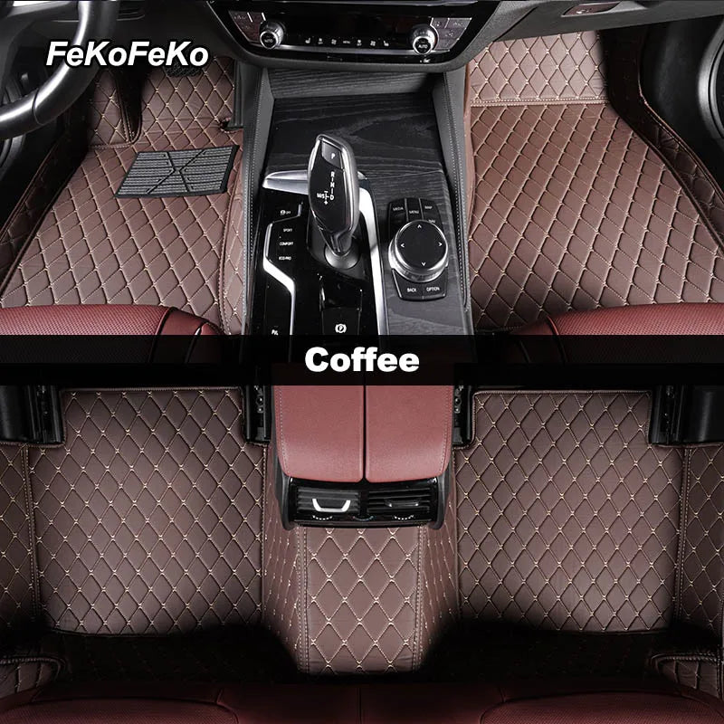 Custom Car Floor Mats For Toyota Corolla 2000-2026 Auto Carpets Foot Coche Accessories close-up view