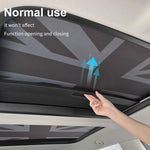 Mini Cooper Sunroof Sunshade Cover | UV Protection Heat Shield Foldable lifestyle view