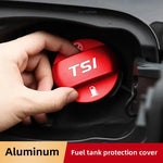 Alloy Car Fuel Cap Oil Box Lid Petrol Tank Covers for Volkswagen VW TSI Logo B5 Rline lifestyle view